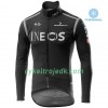 Cykeltøj Langærmet Vinter + Bib Cykelbukser 2020 TEAM INEOS N002